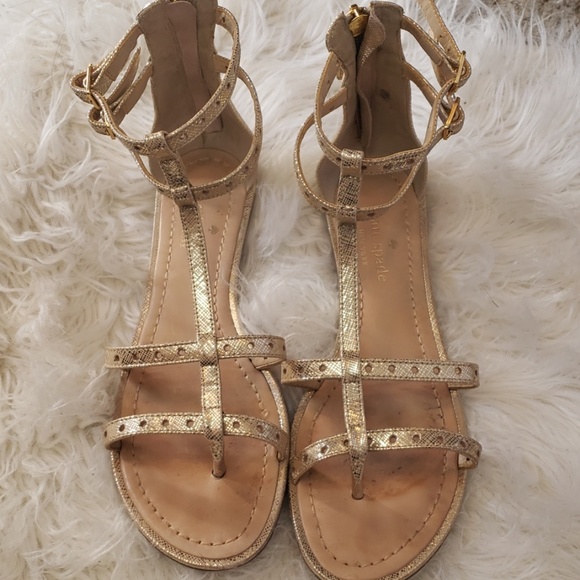 kate spade Shoes - Kate Spade gold sandal